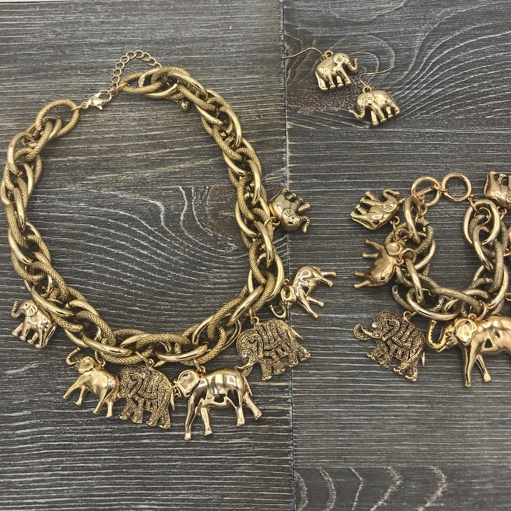 Gorgeous Elephant Charm 3 piece set - Picture 6 of 6